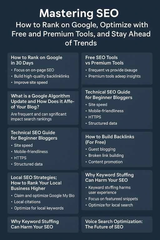 How to Rank on Google in 30 Days, Optimize with Free and Premium Tools